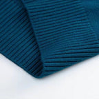 Roll Neck Knit Sweater with Long Sleeves and Soft Texture
